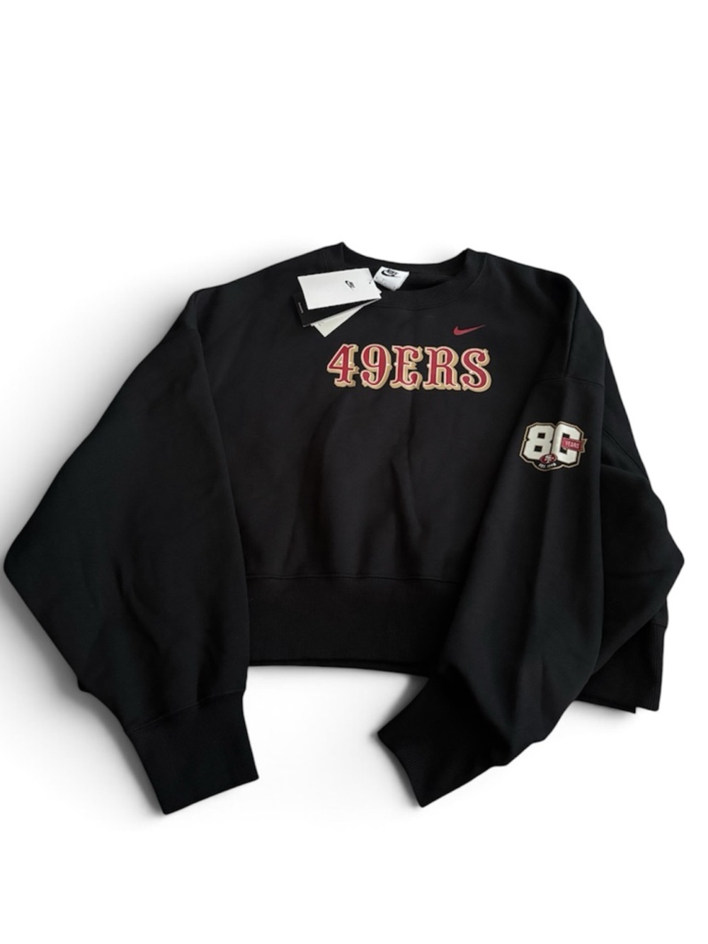 Nike San Francisco 49ers 80th Anniversary Phoenix Women's Nike NFL Pullover Crew - Picture 4 of 10